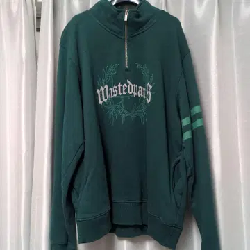 wastedparis 하프 집 스웨트 빅사이즈