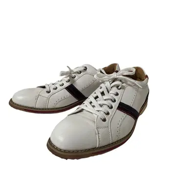 Lee 리 스니커즈 25.5cm 가죽 화이트 계열 캐주얼 슈즈