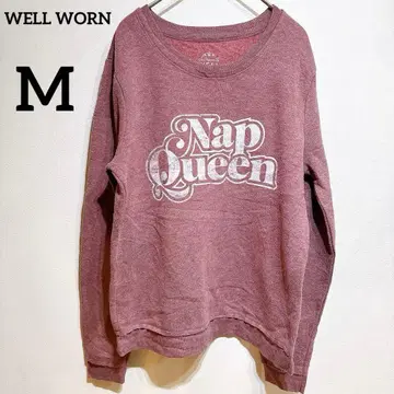 WELL WORN [ M ] Nap Queen 맨투맨 M 핑크 트레이닝복