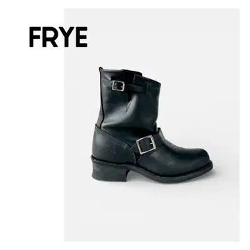 FRYE 플라이 숏 엔지니어 부츠 8.5 24.5cm 블랙