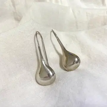 925 실버 드롭 모티브 귀걸이