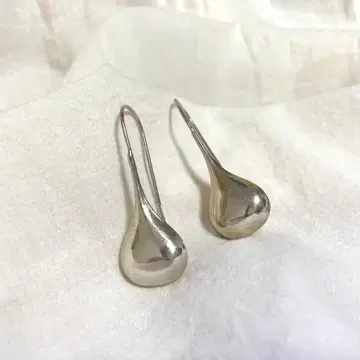 925 실버 드롭 모티브 귀걸이