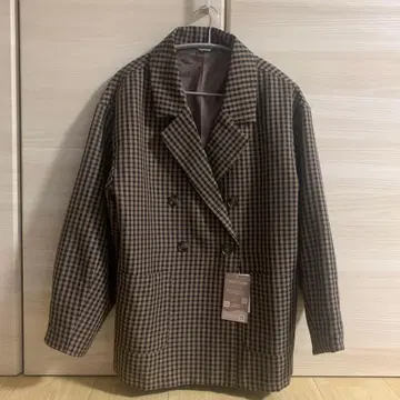 새상품 choco 체크 자켓 M 시마무라