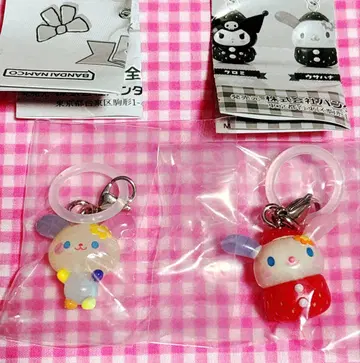 산리오 우사하나 메지루시 액세서리 2개 세트