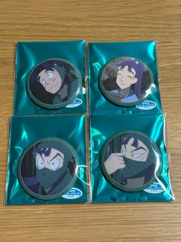 닌타마 란타로 타치바나 센조 시오에 분지로 캔뱃지