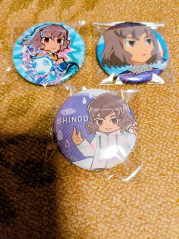 이나즈마 일레븐 GO 이나이레 신도 타쿠토 캔뱃지 세트