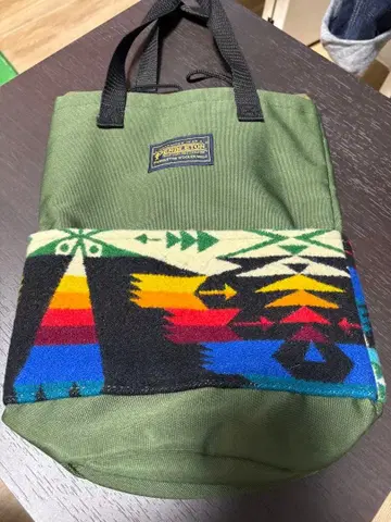 Pendleton 숄더백 올리브 그린
