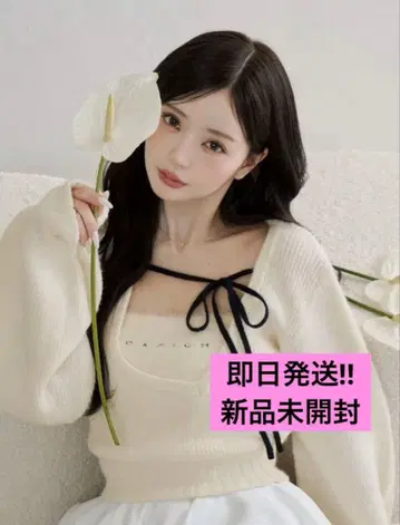 다리치 아지메 레이어드 니트탑 택 포함 새상품