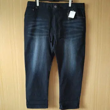 새상품 5L 남성용 스트레치 데님 팬츠 네이비 계열 넉넉한 핏