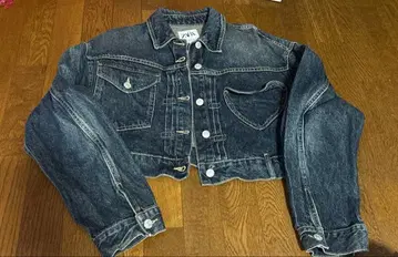 ZARA 데님 자켓 크롭 기장