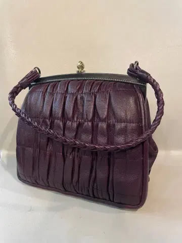 가죽 핸드백 뜨개질 핸들