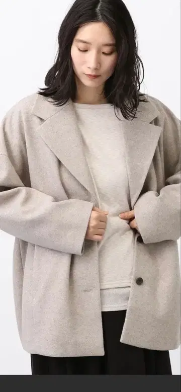 [ natural by clip ] 코쿤 미들 코트