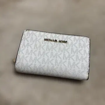 MICHAEL KORS 접이식 지갑 실버