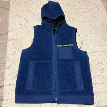 KAVU 후드 부착 플리스 자켓 MEDIUM 네이비