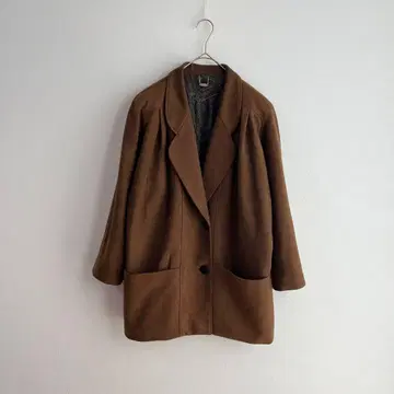 4485 스웨이드 테일러드 자켓 LL 브라운 레트로 구제 의류 빈티지