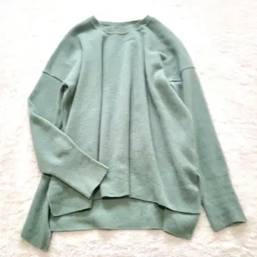 [ 인기 ] 근년 뮤즈 fluffy 스무스 크루넥 풀오버 니트