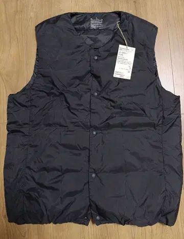 무인양품 M 블랙 노카라 베스트 새상품