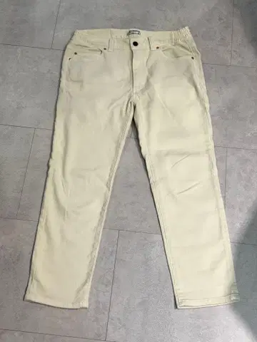 할리우드 런치마켓 코듀로이 팬츠 사이즈 2 화이트 아이보리