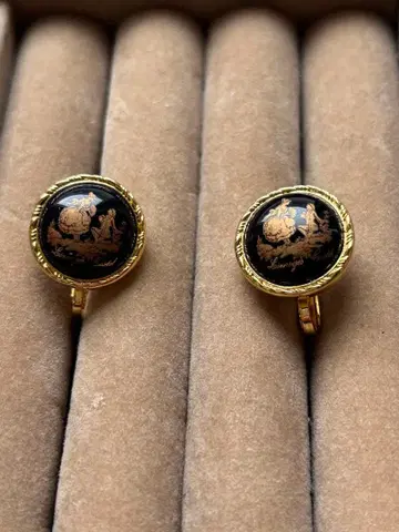 [미사용][빈티지][프랑스제] LIMOGES CASTEL 귀찌