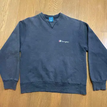 [레어] 90s Champion 구제 의류 파란 택