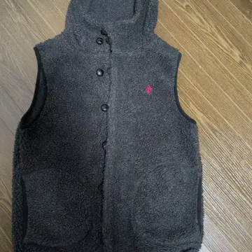 Gymphlex 보아 후드 베스트 그레이