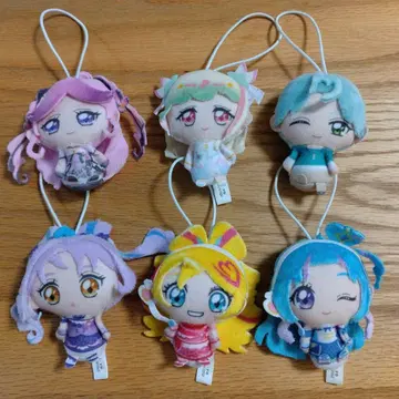 너와 아이돌 프리큐어 봉제 인형 참 전 6종 컴프 세트