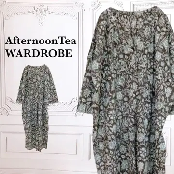 [ 애프터눈 티 옷장 ] 롱 원피스 [ F ] 브라운 큰 사이즈 올 패턴