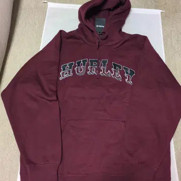 Hurley 버건디 후드티 L