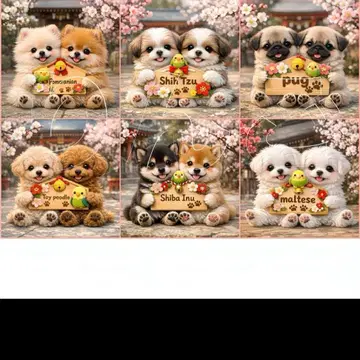 핸드메이드 오더 접수 (포메라니안, 말티즈, 시츄)