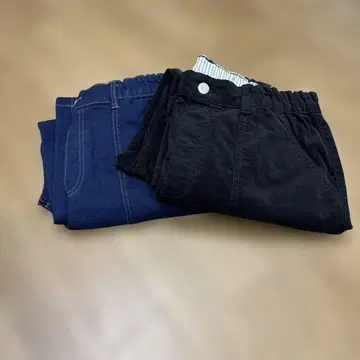 와이드 팬츠 허리밴딩 2개 세트