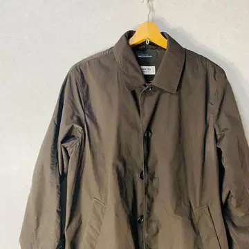 그린 레이블 릴랙싱 스텐카라 코트 다크 브라운