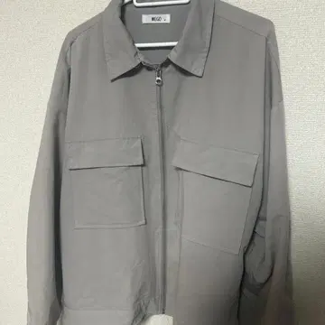 WEGO 그레이 집업 자켓