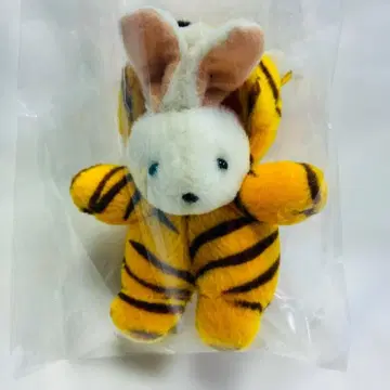 희귀 레트로 산레몬 토끼 호랑이 인형옷 봉제 인형 팝콘 키즈