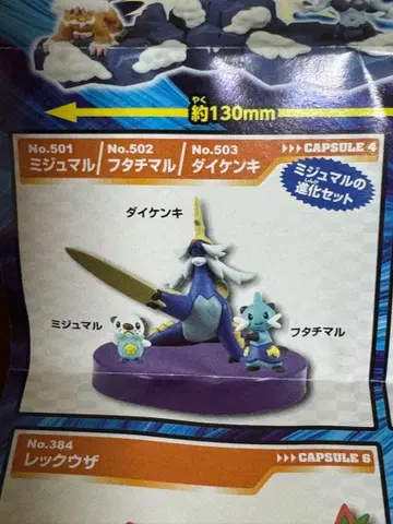 입체 포켓몬 도감 BW04 다이켄키