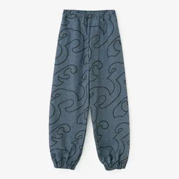 SOU SOU 도비 자수 사부이 하의 야마 만나미 L