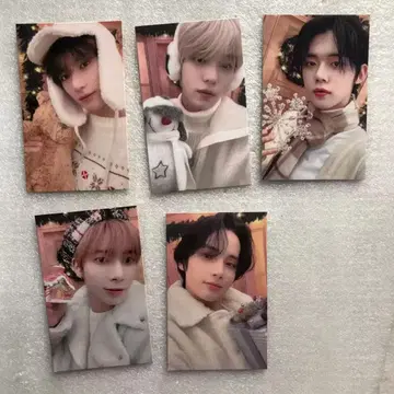 TXT SBS 가요대전 한국 한정판 사전녹화 트레이딩 카드 5종 세트