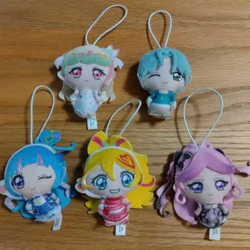 너와 아이돌 프리큐어 봉제 인형 참 5종 세트