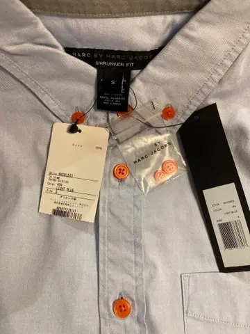미사용 새상품 MARC BY 마크바이 셔츠 S 약간 얼룩 있음