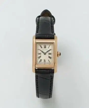 새상품급 유나이티드 애로우즈 스퀘어 손목시계 블랙 x 골드 아날로그