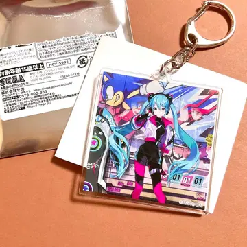 소닉 레이싱 x 하츠네 미쿠 CD 자켓 키링 컬렉션