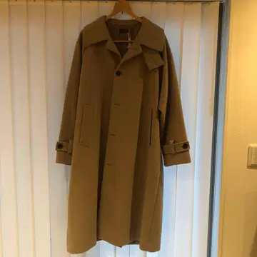 [ CLEL ] 테크 멜톤 루즈 스텐카라 코트 M 사이즈