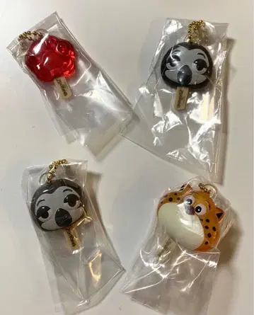 주토피아 아이스캔디 참 4종 세트