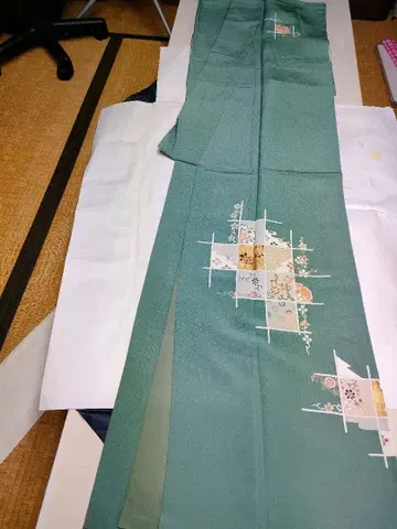 새상품급! 부츠케 모스그린 색상 기모노