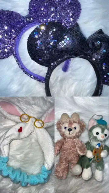 디즈니 굿즈 머리띠 헤어밴드 인형 배지 묶음 판매