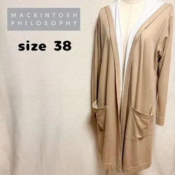 MACKINTOSH PHILOSOPHY 후드 부착 롱 가디건 38