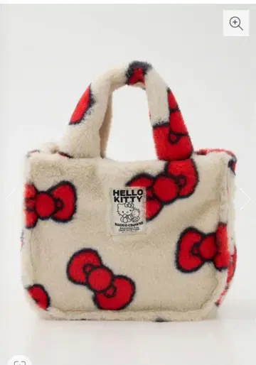 산리오 캐릭터즈)KITTY 인조 모피 토트 프로필 필독!