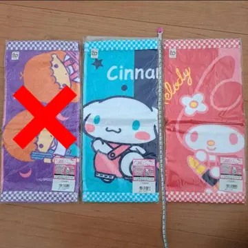시나모롤 마이멜로디 타월 2장 세트