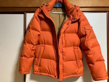 새상품급 유니클로 UNIQLO 다운 자켓 남성용 S 오렌지