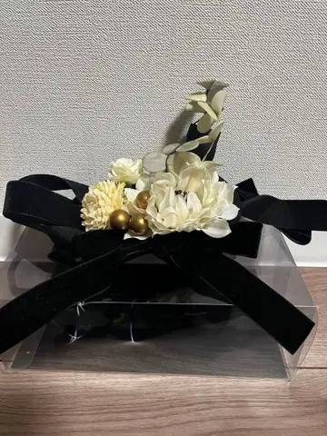 일본 의류 허리 코사지