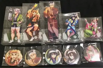 귀멸의 칼날 아와오도리 아크릴 스탠드 캔뱃지 세트